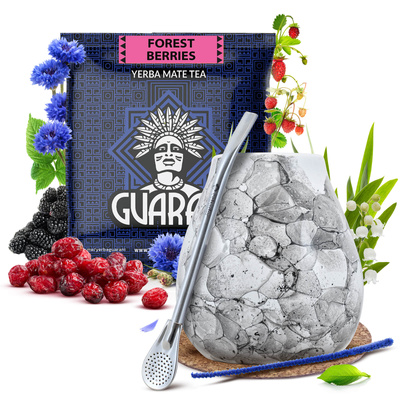 Yerba Mate set 50g Kalebass + Bombilla