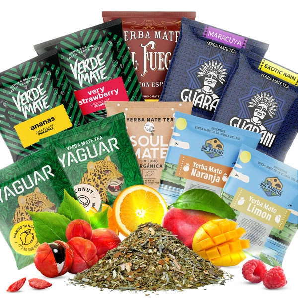 Yerba Mate BÄST FÖR START 10x50g ENDAST FRUKT