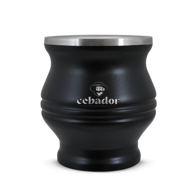 TermoColador – termosmugg för yerba mate – 190 ml (svart)