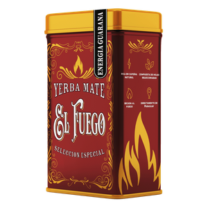 Yerbera – Metallburk + El Fuego Energia Guarana 0,5 kg