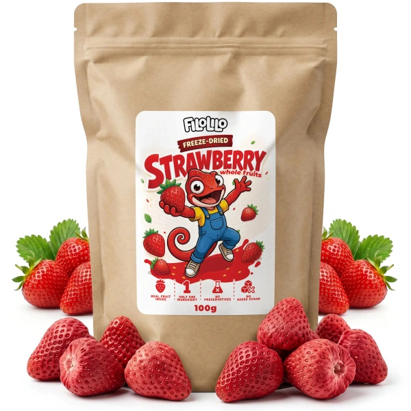 Set med frystorkad frukt FiloLilo 3×100g
