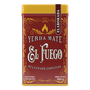 Yerbera – Metallburk + El Fuego Elaborada 0,5 kg
