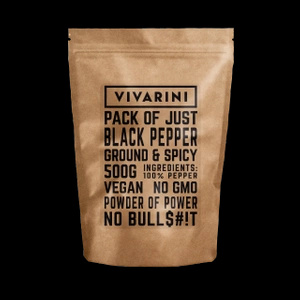 Vivarini – Svartpeppar (mald) 0,5 kg