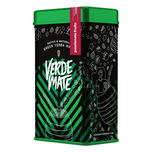 Yerbera – Metallburk + Verde Mate Green Passionate Fruits 0,5 kg