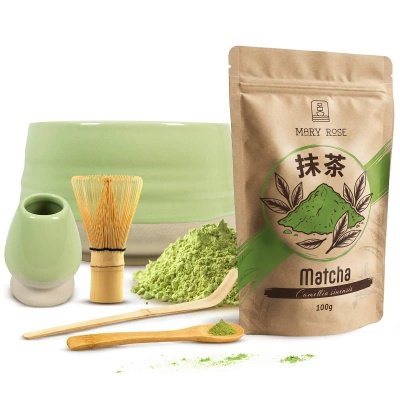 Set för bryggning av Matcha te