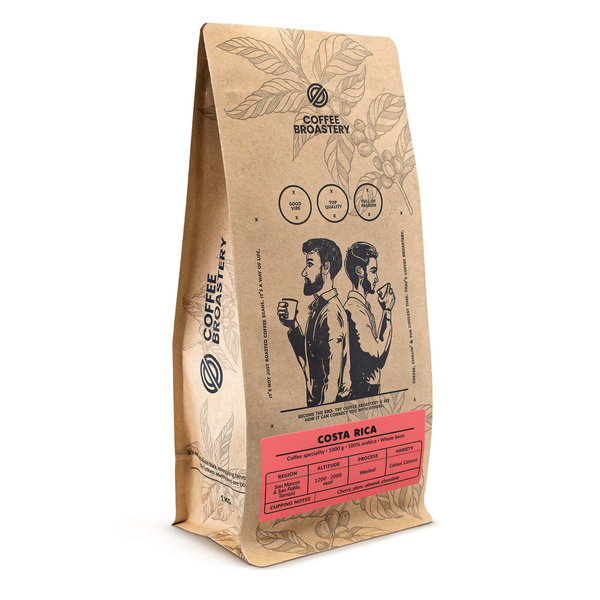 Bro Coffee Roastery - Hela bönor kaffe Costa Rica San Rafael Speciality 1 kg