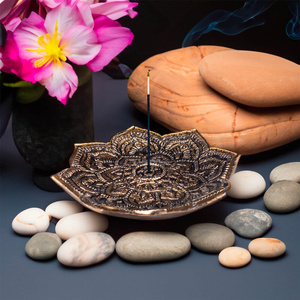 Rökelsehållare Lotus (platt)