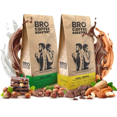 Set Bro Coffee Roastery Brazil Samba + Brazil Cerrado 2x1kg (2kg)