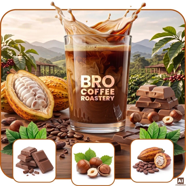 Bro Coffee Roastery – Hela bönor kaffe Crema Rumba 1 kg