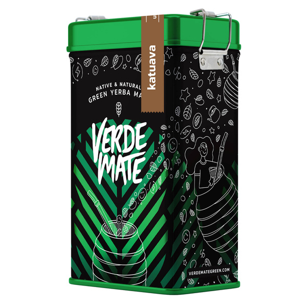 Yerbera – Metallburk + Verde Mate Green Katuava 0,5 kg