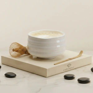 Set för att tillreda White Matcha