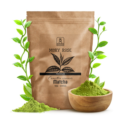 Mary Rose – Kinesiskt Matcha grönt te Premium 1 kg