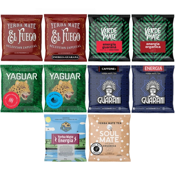 Yerba Mate BÄST FÖR START 10x50g MEST KRAFTFULL