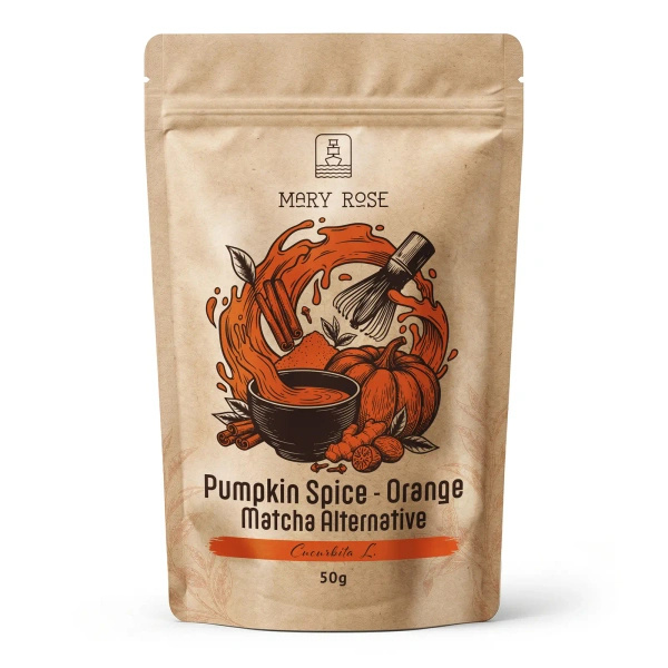Mary Rose – Orange Matcha Alternative – Pumpkin Spice (pulver) 50 g