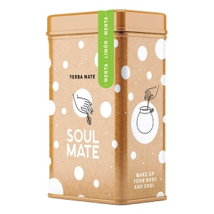 Yerbera – Metallburk + Soul Mate Orgánica Menta Limon 0,5 kg
