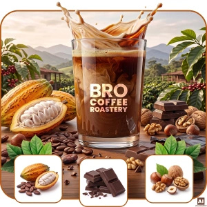 Bro Coffee Roastery – Hela bönor kaffe Crema Tango 1 kg