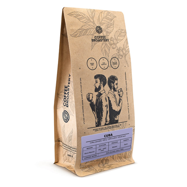 Bro Coffee Roastery - Hela bönor kaffe Cuba Sierra Maestra Speciality 400 g