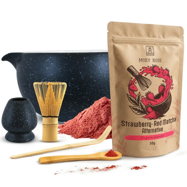 Set för att tillreda Red Matcha