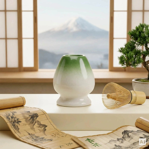 Presentset för att tillreda White Matcha