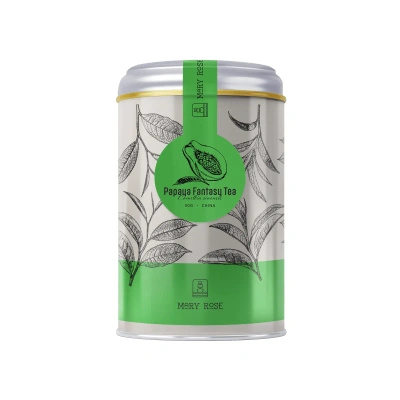 Mary Rose - Papaya Fantasy Grönt te i burk - 50g