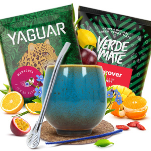 Yerba Mate set 2x50g Kalebass + Bombilla