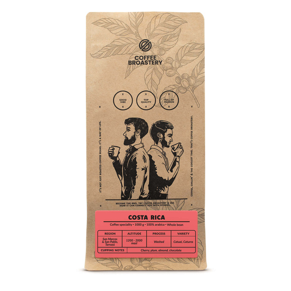 Coffee Broastery - Hela bönor kaffe Costa Rica San Rafael Speciality 1 kg