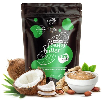 Nustino – Jordnötssmör i pulverform – Coconut (utan tillsatt socker) 400 g