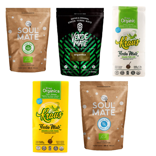 Ekologiskt Yerba Mate-te 5x0,5kg