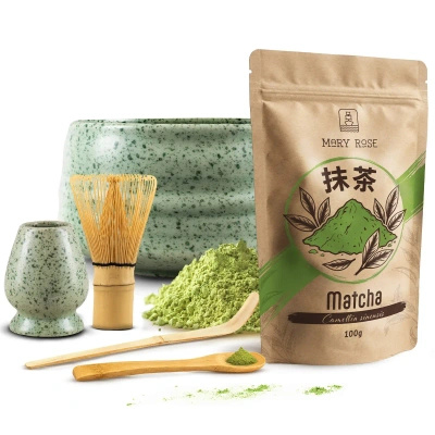 Set för bryggning av Matcha te