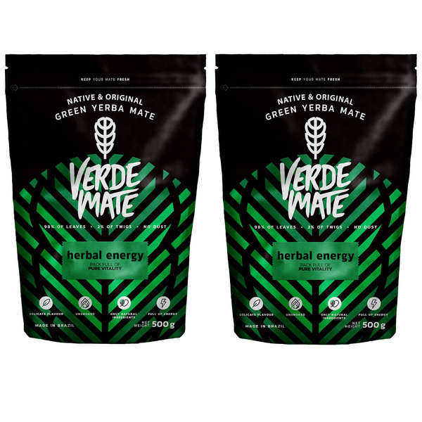 Yerba Verde Mate Grön DETOX 1kg despalada 1000g