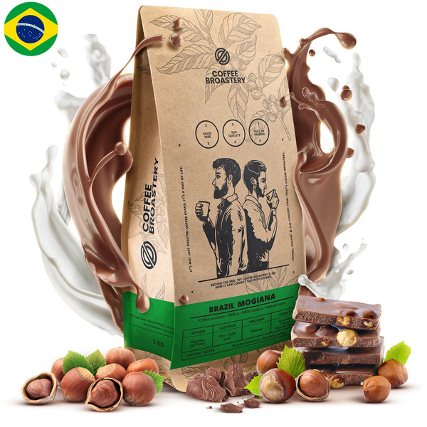 Kaffeset Bro Coffee Roastery Nicaragua Colibrí Azul + Brazil Samba 2x1kg (2kg)
