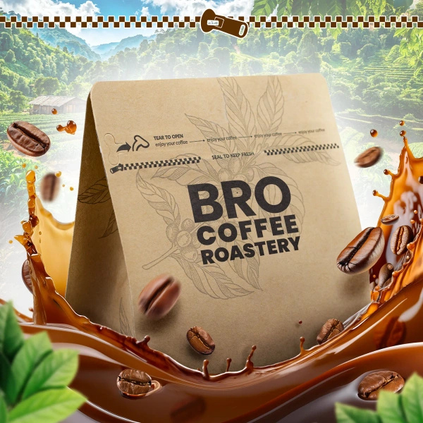 Bro Coffee Roastery – Hela bönor kaffe Brazil Samba Premium 1 kg