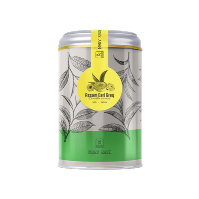 Mary Rose - Assam Earl Grey te i burk - 50g