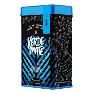 Yerbera – Metallburk + Verde Mate Green Más IQ 0,5 kg