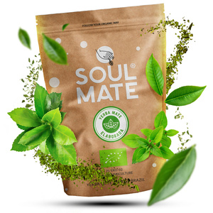 Yerba Mate Set Soul Mate Elaborada 500g 0,5kg Yerbomos + Kalebass + Bombilla