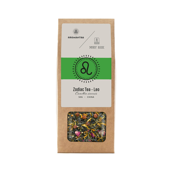 Aromantra x Mary Rose – Zodiaken Te – Lejonet (grönt te) 50 g