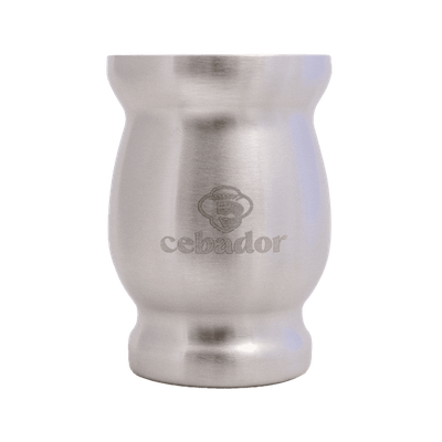 TermoMate Cebador – termosmugg för yerba mate – 190 ml (silver)