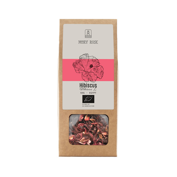 Mary Rose - Hibiskus ekologisk (blomblad) 50 g 