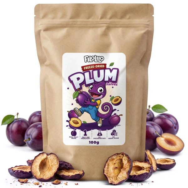 Set med frystorkad frukt FiloLilo 5×100g