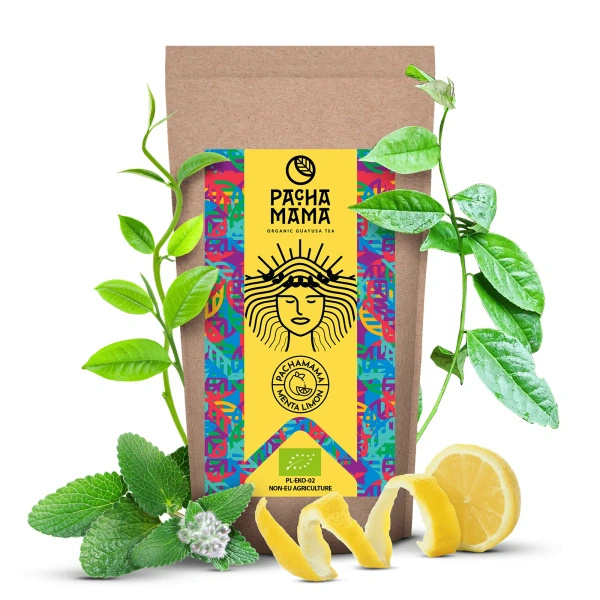 Guayusa Pachamama Menta Limon 250 g (ekologisk)
