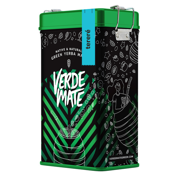 Yerbera – Metallburk + Verde Mate Green Tereré 0,5 kg