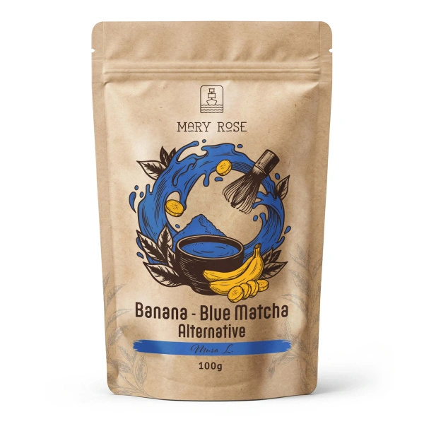 Mary Rose – Blue Matcha Alternative – Banan (pulver) 100 g