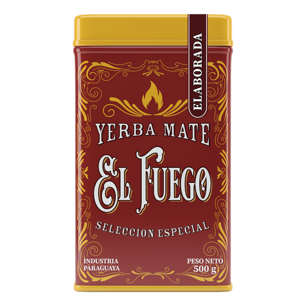 Yerbera – Metallburk + El Fuego Elaborada 0,5 kg