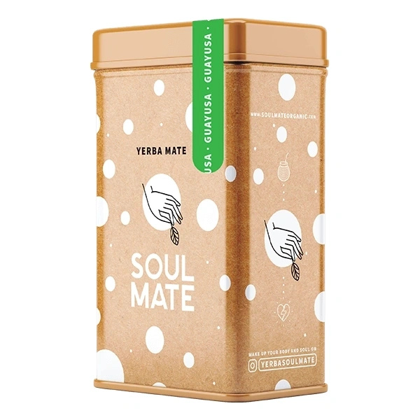 Yerbera – Metallburk + Soul Mate Orgánica Guayusa 0,5 kg