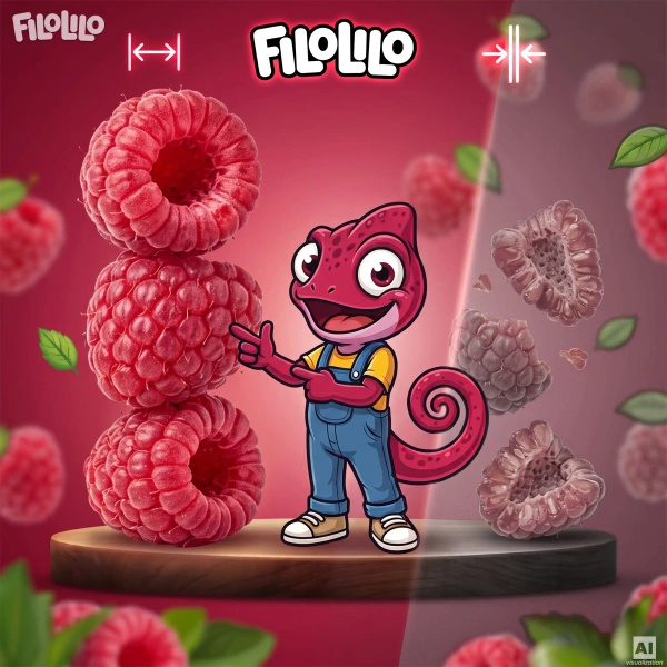 FiloLilo – Frystorkat hallon 20 g