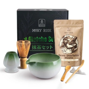 Presentset för att tillreda White Matcha