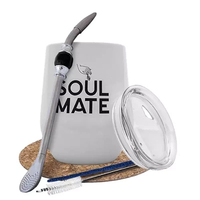 Yerba Soul mate set TermoLid madrass bombilla