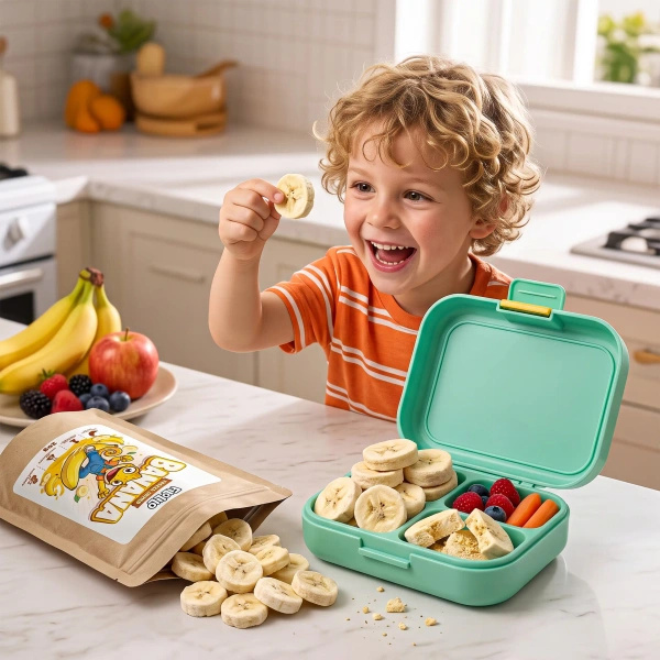 FiloLilo – Frystorkade bananer (skivor) 20 g