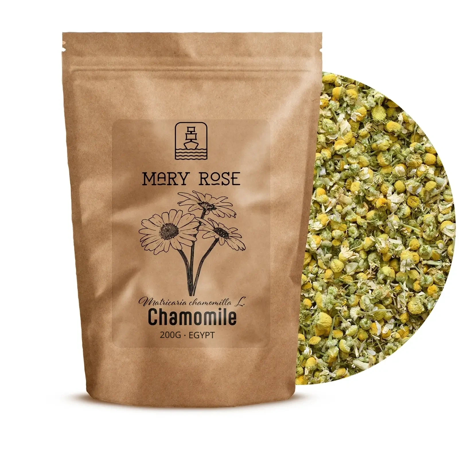 Mary Rose – torkade kamomillblommor