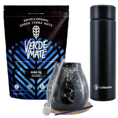 Yerba Verde Mate MAS IQ 500g Termosset 7.0
